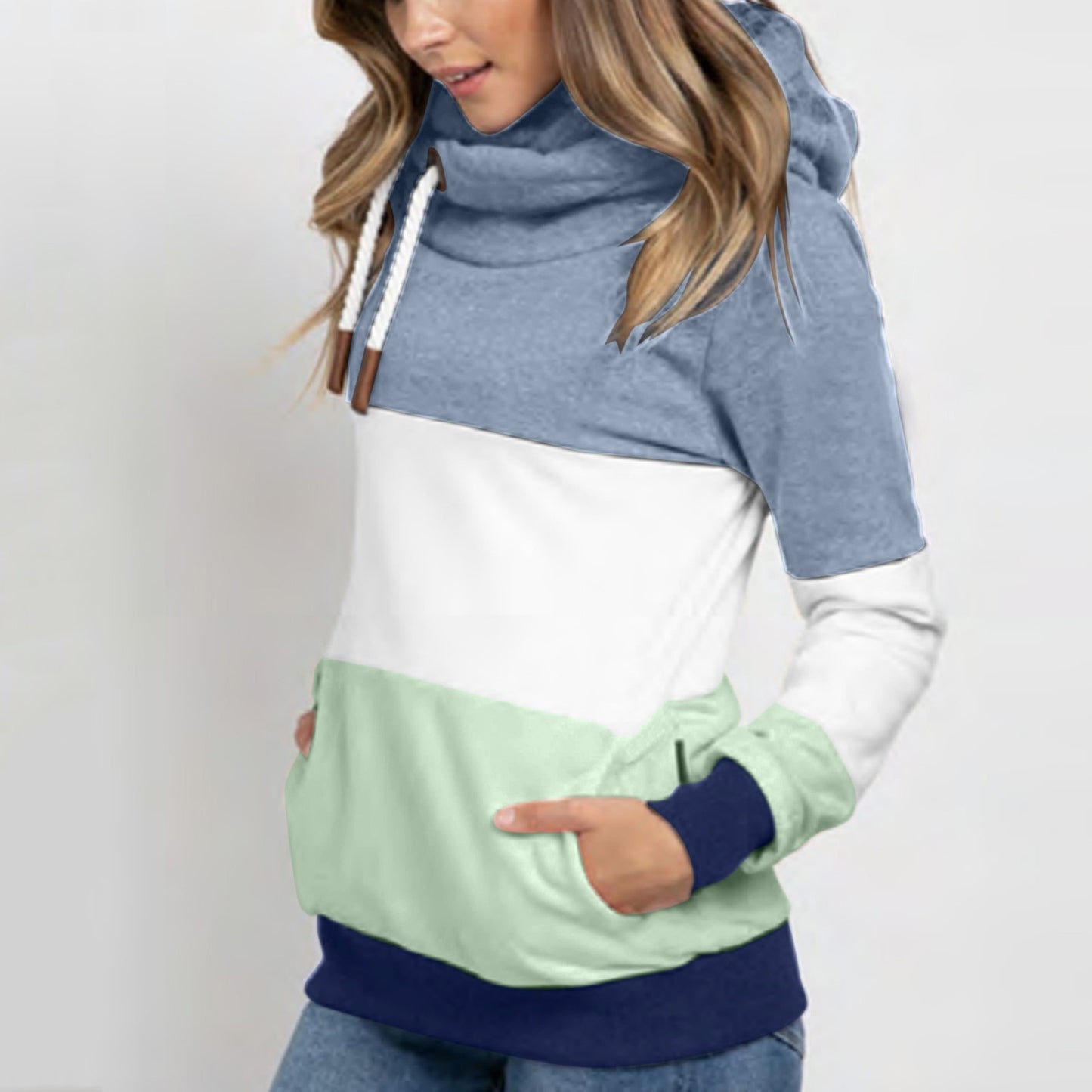 Hooded casual fashion sweater