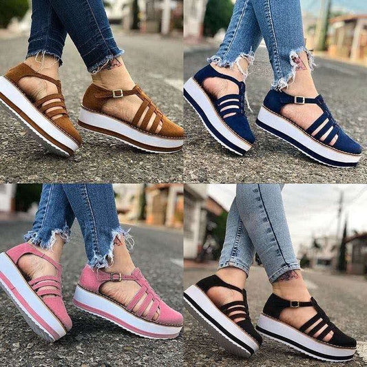 Explosive New Style Buckle Platform Sandals Women