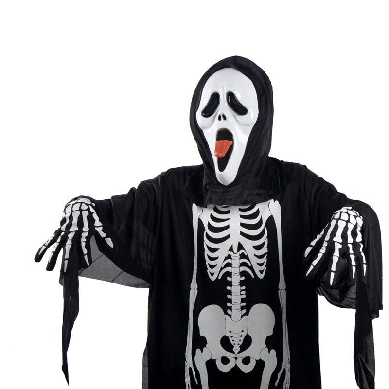 Skeleton ghost costume adults and kids