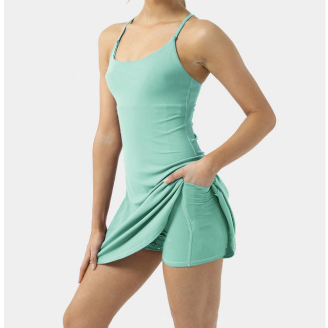 Tennis Dress With Shorts