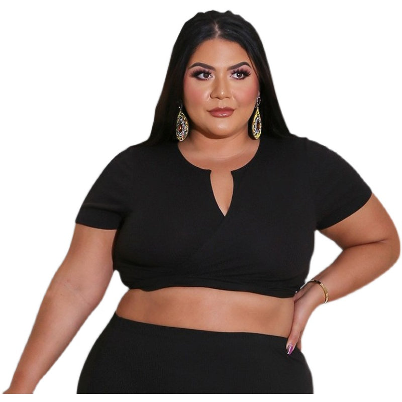 New Plus-size Women's 2 piece suit