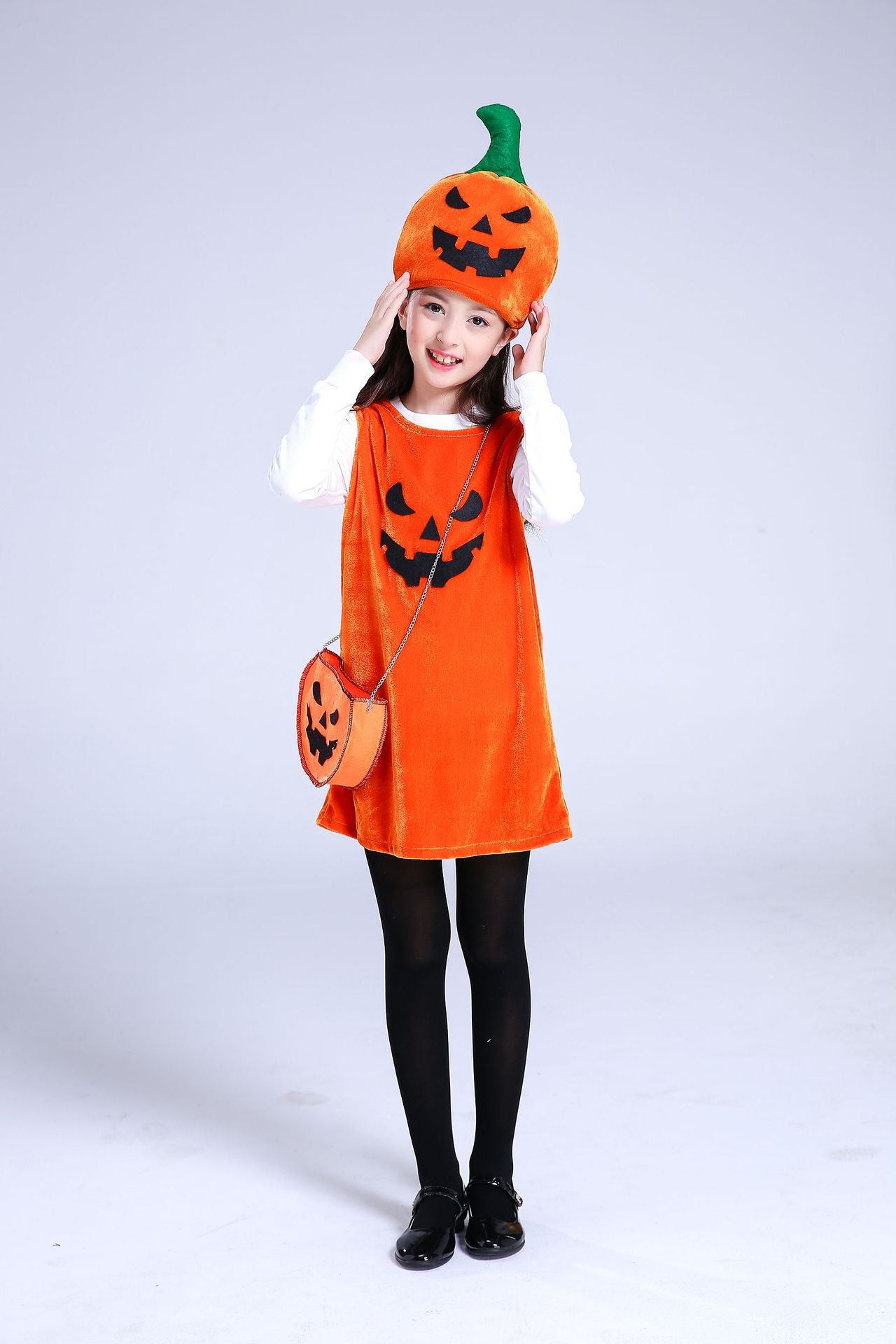 Children's Halloween costume girls pumpkin or witch costume