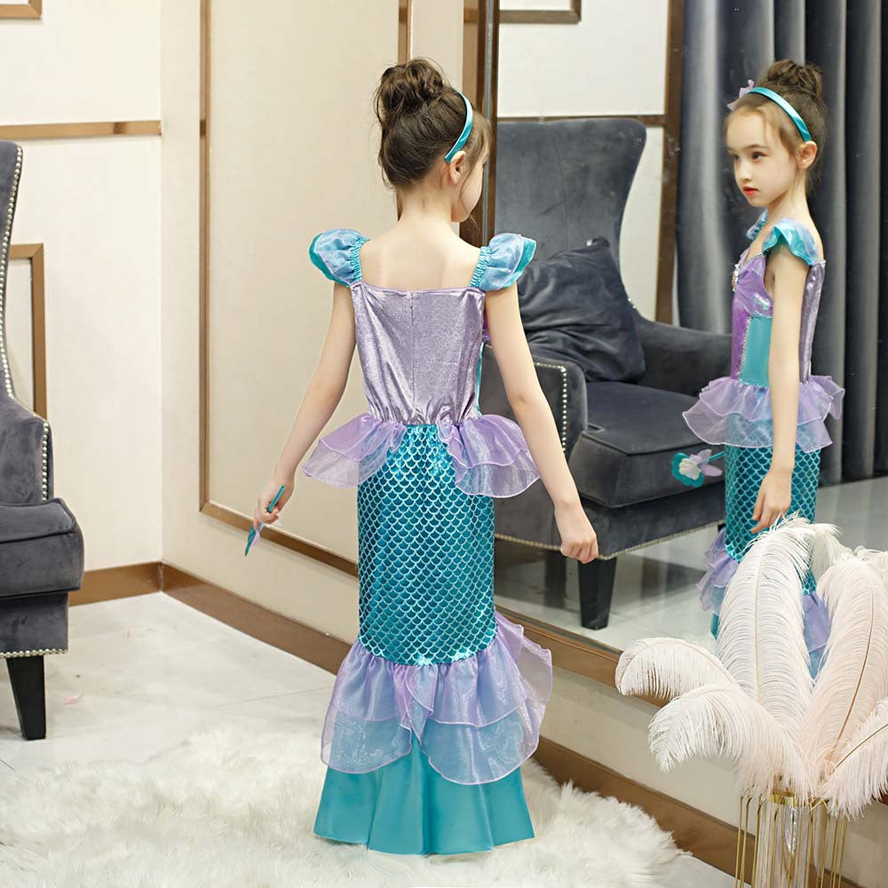 Girls' Little Mermaid Ariel Halloween Costume