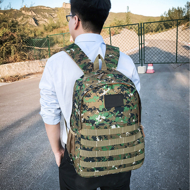 Camouflage Large-capacity Backpack Male And Female