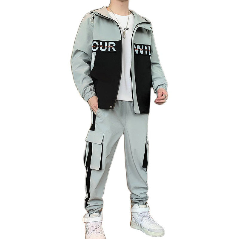 Jogging Suit Tracksuit 2 Pcs Set Jackets and Pants