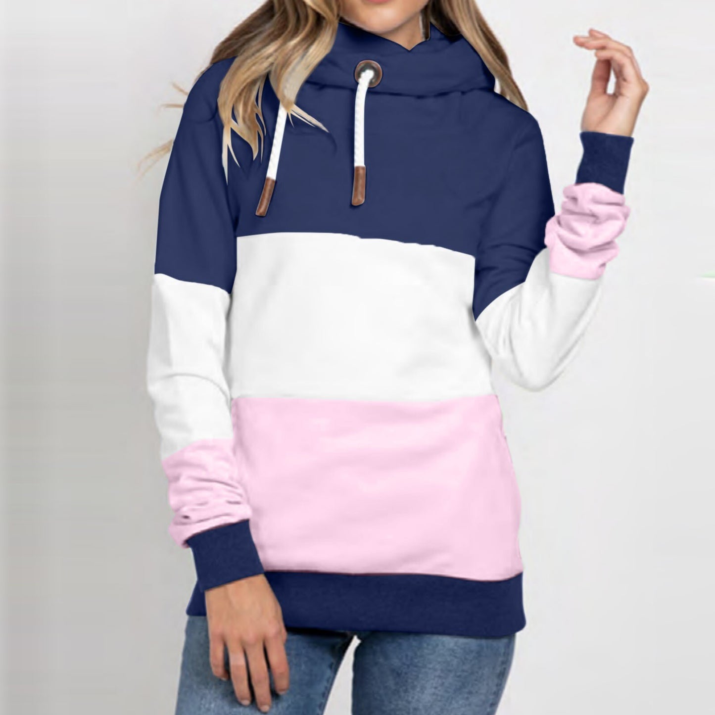 Hooded casual fashion sweater