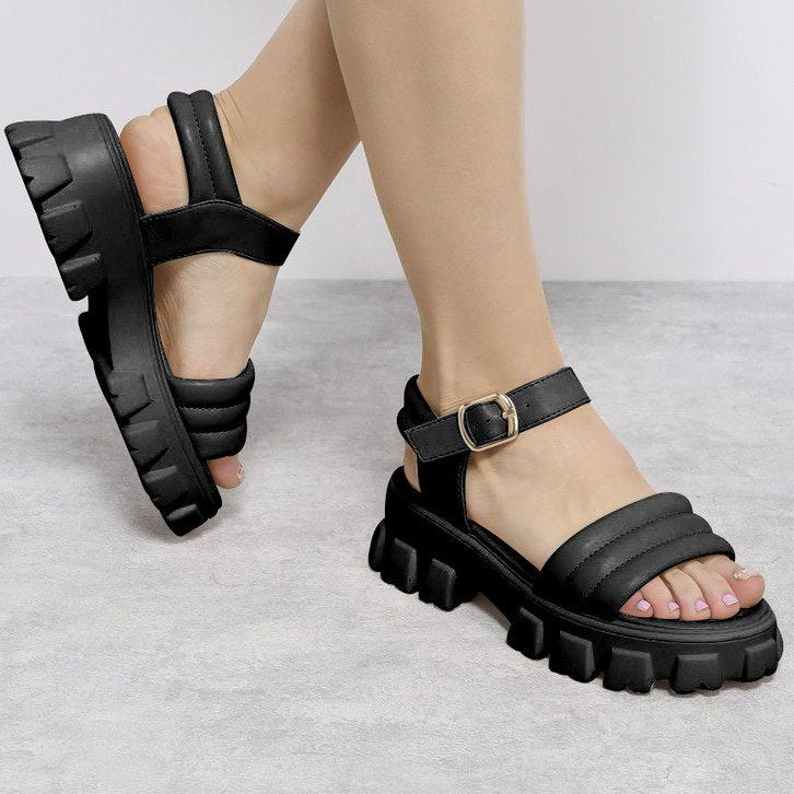 Platform Casual Buckle Ladies Sandals