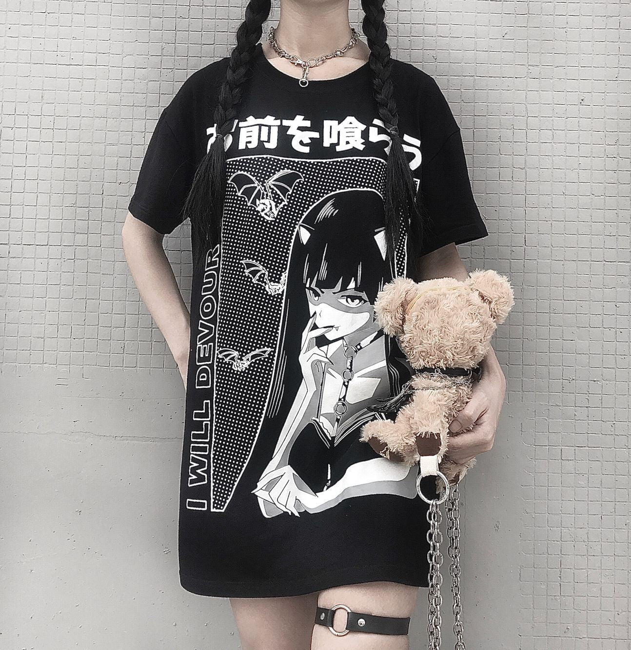 Women's/girls printed t-shirt dress