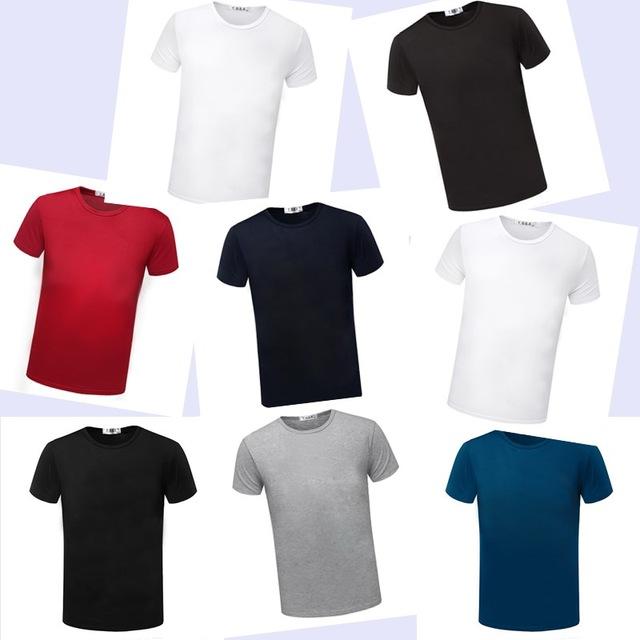 Mens Short Sleeve round neck Slim T Shirt