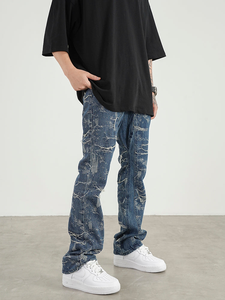 Deconstructed Jeans For Men