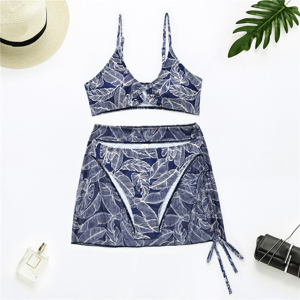 Mesh Three-piece Swimsuit for Women