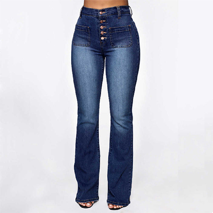 Ladies High Waist Denim Plus sizes available