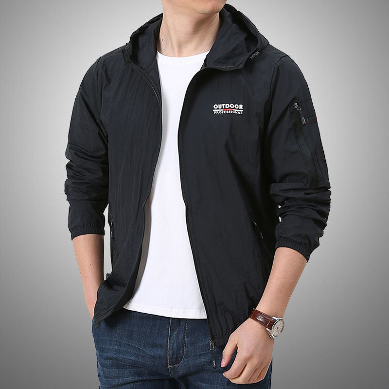 Men's Sun Protection Thin Breathable Wind Breaker