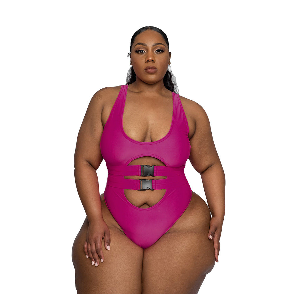 Leopard Swimsuit For Plus Size Woman