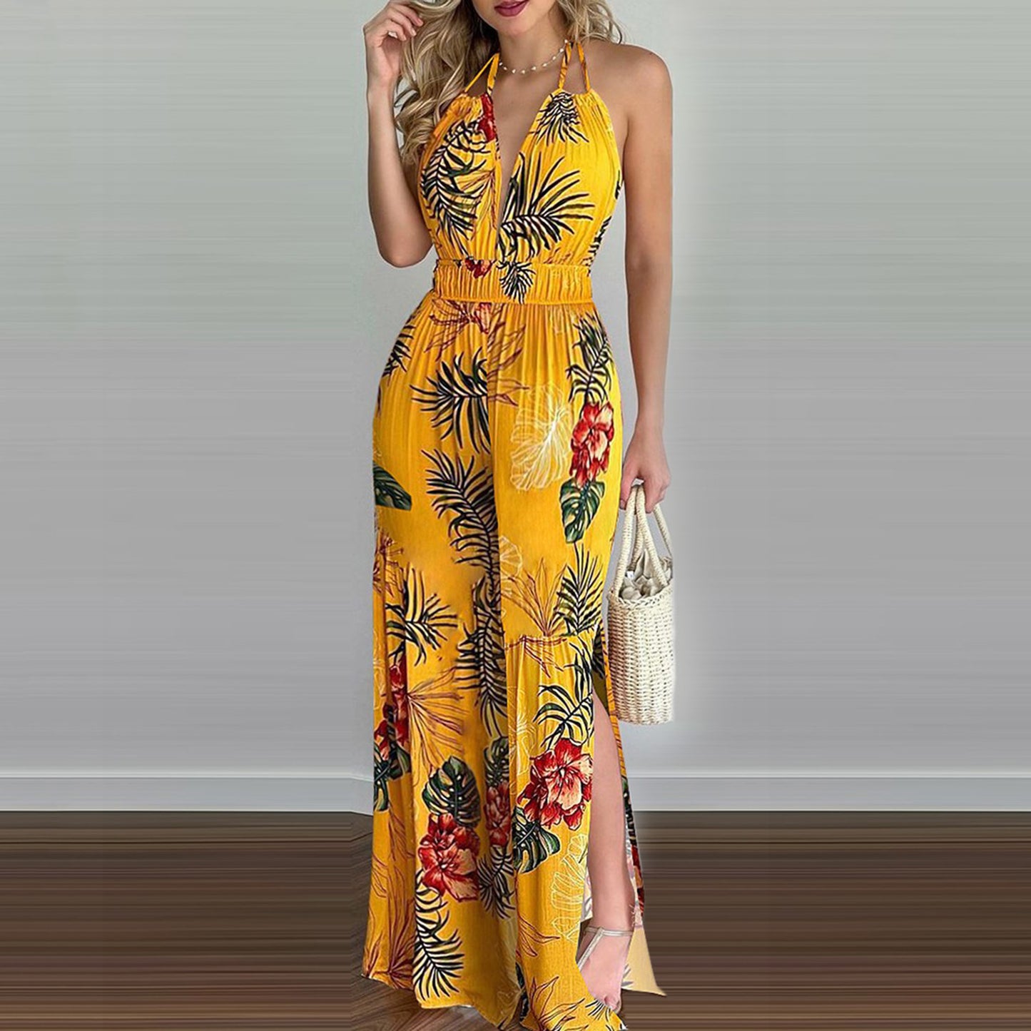 Printed Loose Jumpsuit Plus Sizes included