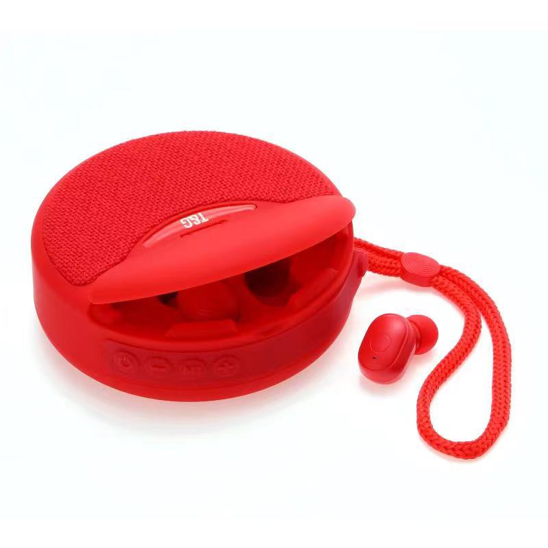 Portable Headset Bluetooth Speaker Integrated Wireless 3D Stereo Subwoofer With FM Radio