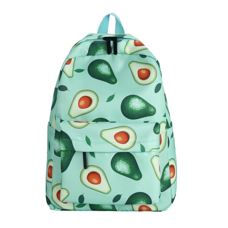 Avocado Backpack For Junior And High School Students