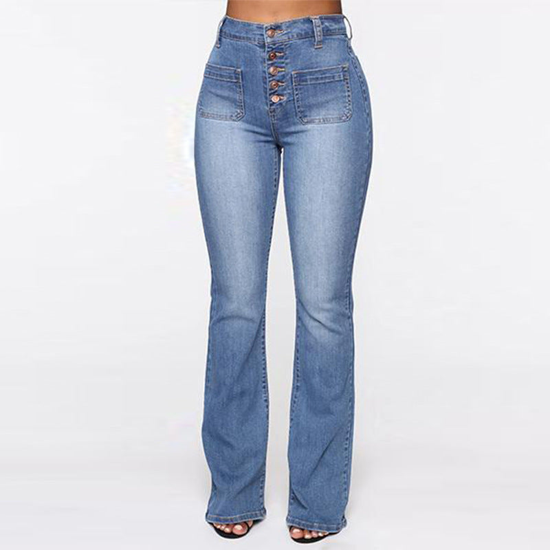 Ladies High Waist Denim Plus sizes available