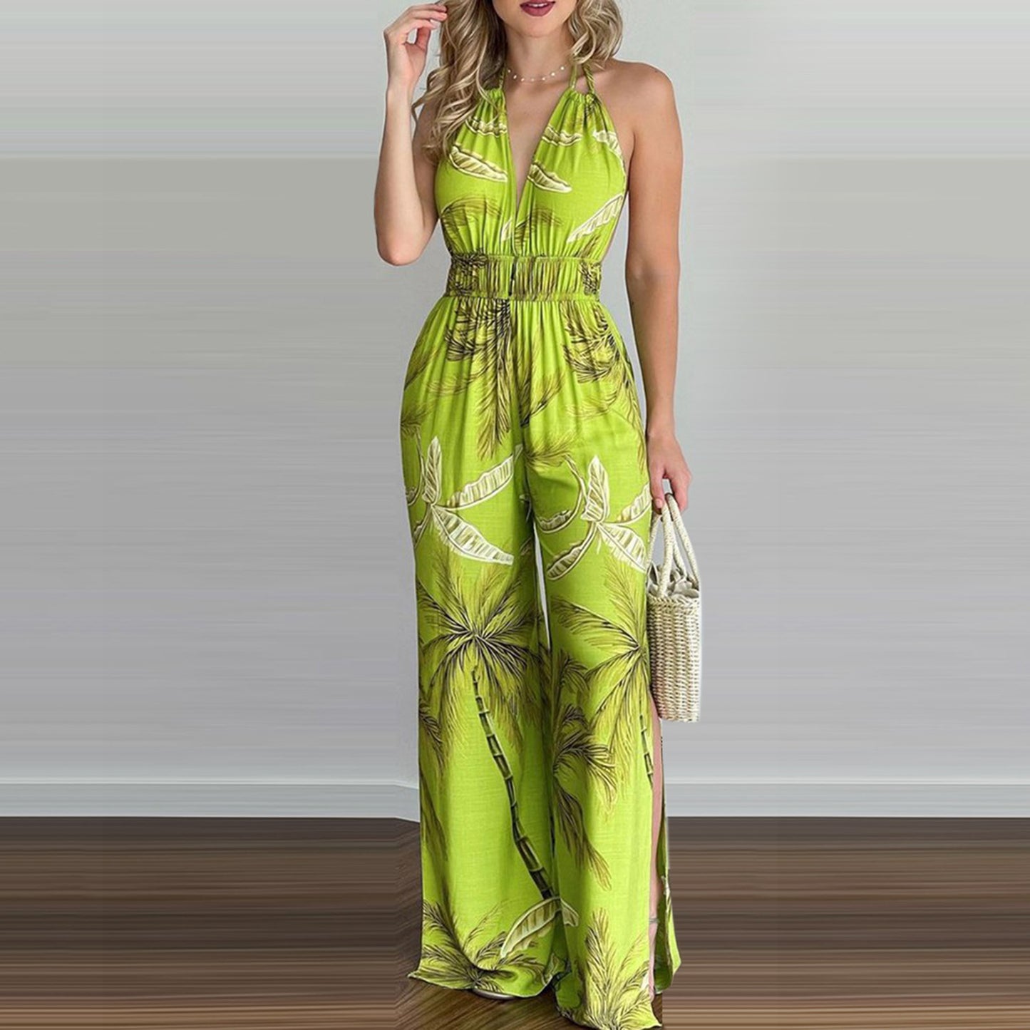 Printed Loose Jumpsuit Plus Sizes included