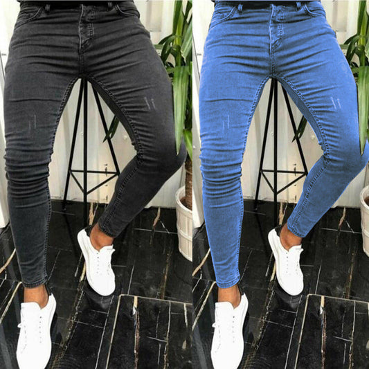 Men Skinny Mid-Rise Jeans