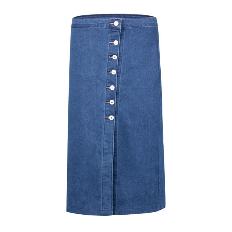 Women's Plus Size Jeans Denim Skirt